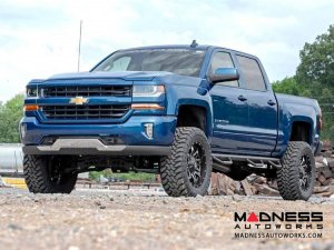 Chevrolet Silverado 1500 2WD Suspension Lift Kit w/ Vertex Reservoir Shocks - 7" Lift - Cast Steel Lower Control Arms